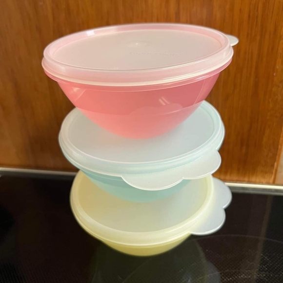 𝐖𝐨𝐧𝐝𝐞𝐫𝐥𝐢𝐞𝐫 𝐁𝐨𝐰𝐥𝐬 Tupperware - Picture 2 of 7